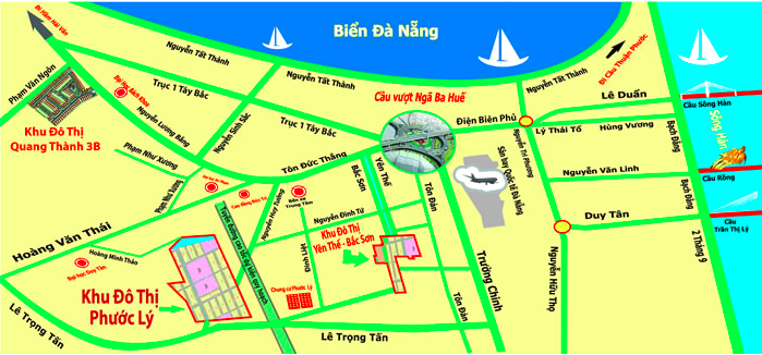 Vị trí "chiến lược" của 2 khu đô thị Phước Lý và Yên Thế - Bắc Sơn của DMT Group (Nguồn: DMT Group)