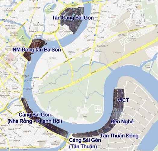 Các khu cảng sông cũ trên sông Sài Gòn đều có địa thế rất "đẹp", nhất là trong mắt các nhà phát triển địa ốc. Sau các khu đất lõi ở quận trung tâm, tâm điểm sẽ là bờ sông Sài Gòn... (Ảnh: Internet) Các khu cảng sông cũ trên sông Sài Gòn đều có địa thế rất "đẹp", nhất là trong mắt các nhà phát triển địa ốc. Sau các khu đất lõi ở quận trung tâm, tâm điểm sẽ là bờ sông Sài Gòn... (Ảnh: Internet)