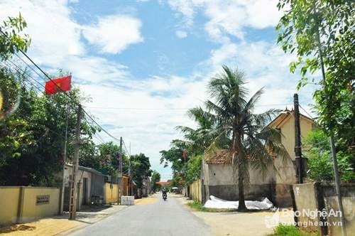 Đường giao thông tại xã Nam Cát (huyện Nam Đàn) - Nguồn: nghean.gov.vn