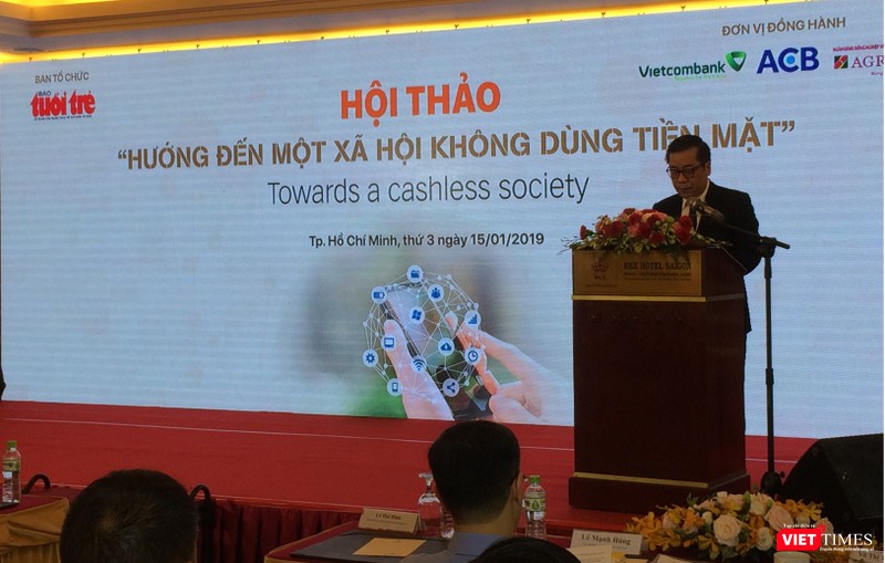 Ông Nguyễn Kim Anh - Phó Thống đốc Ngân hàng Nhà nước Việt Nam - phát biểu tại Hội nghị (Ảnh: P.D)