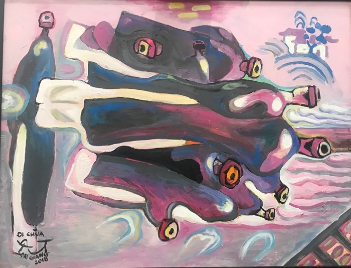 Tác phẩm sơn dầu 