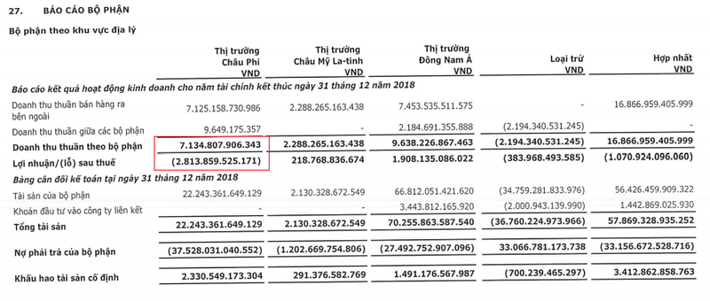 Thị trường Đông Nam Á đóng góp hơn một nửa vào doanh thu thuần của Viettel Global trong năm 2018 (Nguồn: VGI)