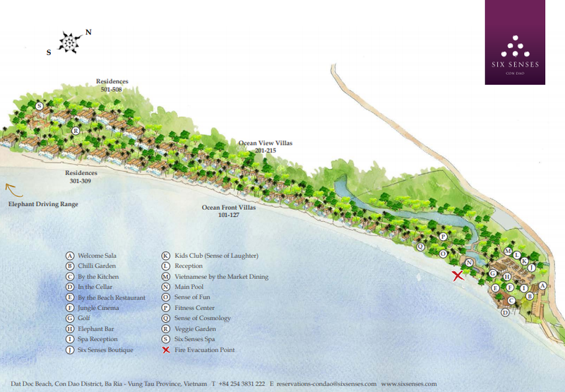 Tổng thể khu resort Six Senes Côn Đảo (Ảnh: Internet)