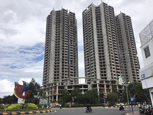 Dự án Nhà ở hỗn hợp HH1 trên đường Nguyễn Thái Học, Tp. Vũng Tàu (Ảnh: Báo Bà Rịa - Vũng Tàu)
