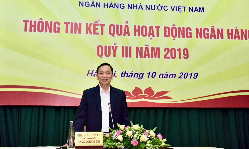 Phó Thống đốc Đào Minh Tú phát biểu tại hội nghị (Nguồn: SBV)