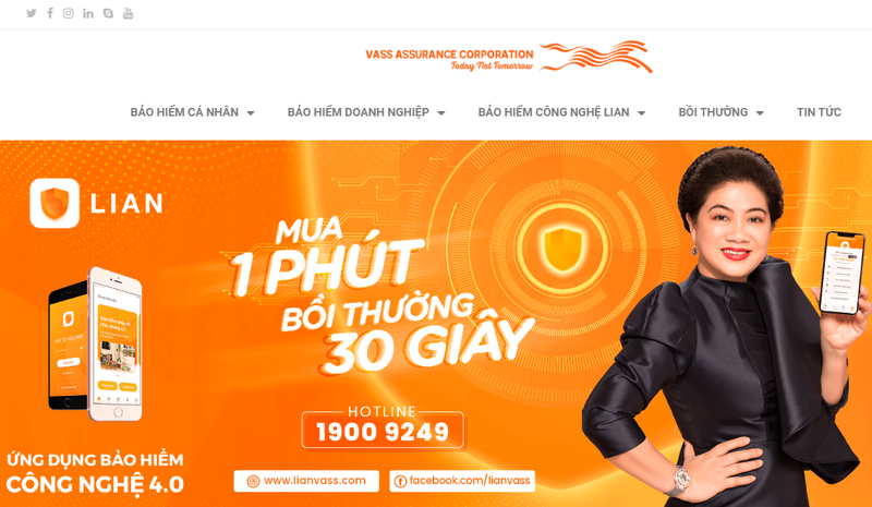 "Shark" Liên tái xuất tron lĩnh vực bảo hiểm với ứng dụng LIAN "Shark" Liên tái xuất tron lĩnh vực bảo hiểm với ứng dụng LIAN