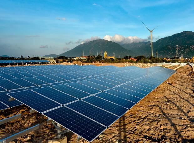 Dự án Nhà máy điện mặt trời Trung Nam (Ảnh: trungnamgroup.com.vn)