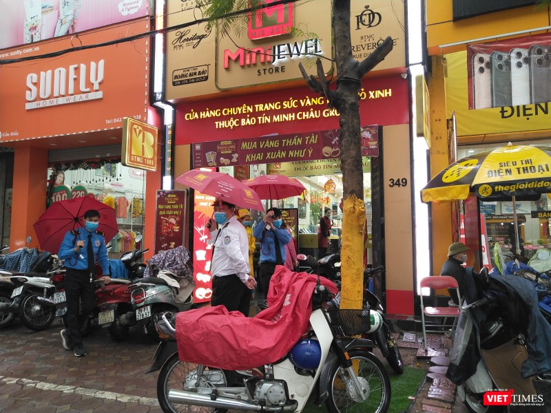 Một cửa hàng vàng thuộc hệ thống Bảo tín Minh Châu