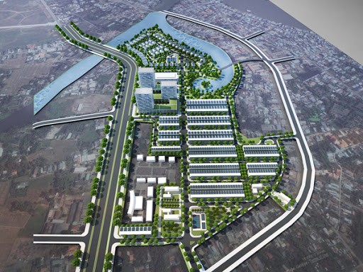 Phối cảnh Khu dân cư Chợ Mới tại tỉnh Long An