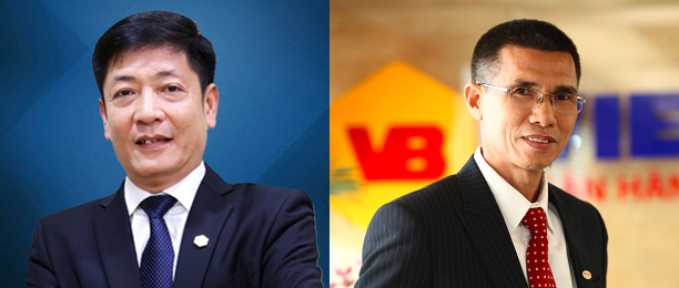 Ông Lê Huy Dũng (bên trái) giữ chức Quyền TGĐ VietBank sau khi ông Nguyễn Thanh Nhung rút khỏi "ghế nóng" CEO (Nguồn: SCB)