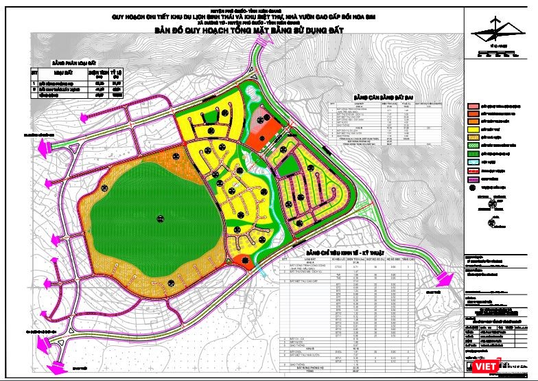 Quy hoạch 1/2000 dự án Khu du lịch sinh thái và biệt thự nhà vườn cao cấp Đồi Hoa Sim (Ảnh chụp màn hình - VT) Quy hoạch 1/2000 dự án Khu du lịch sinh thái và biệt thự nhà vườn cao cấp Đồi Hoa Sim (Ảnh chụp màn hình - VT)