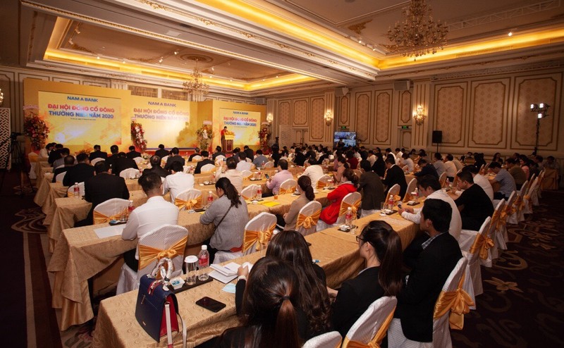 Toàn cảnh phiên họp ĐHĐCĐ thường niên năm 2020 của Nam A Bank (Nguồn: Nam A Bank) Toàn cảnh phiên họp ĐHĐCĐ thường niên năm 2020 của Nam A Bank (Nguồn: Nam A Bank)
