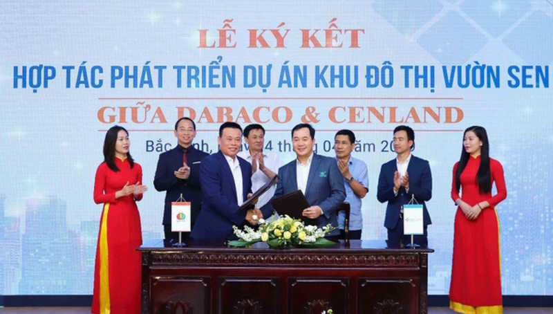 Buổi lễ ký kết hợp tác giữa Dabaco và Cenland