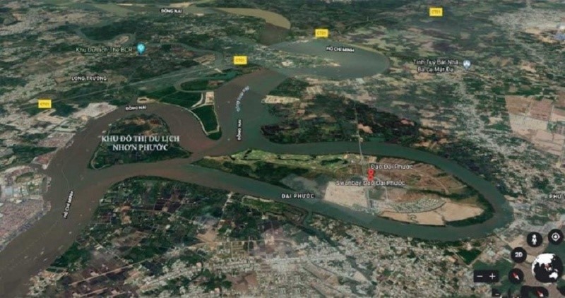 Vị trí dự án Khu du lịch Nhơn Phước