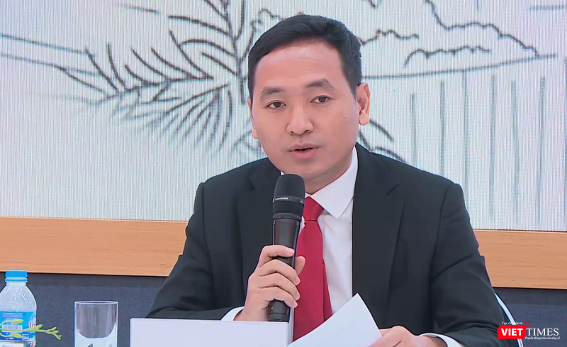 CEO Gelex Nguyễn Văn Tuấn phát biểu trả lời cổ đông tại AGM 2021 (Ảnh chụp màn hình)