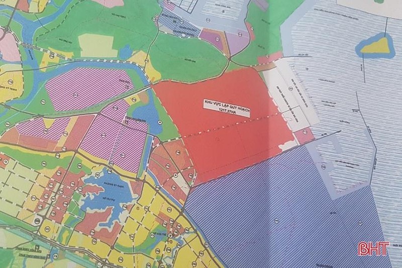 Quy hoạch 4 dự án của Vingroup tại Khu kinh tế Vũng Áng (Ảnh: Báo Hà Tĩnh)