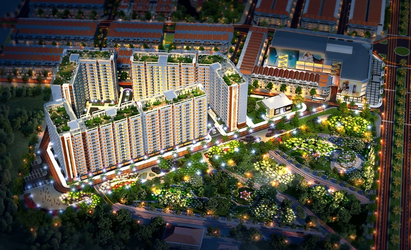 Phối cảnh dự án Khu đô thị Lạc Hồng Phúc tại Hưng Yên