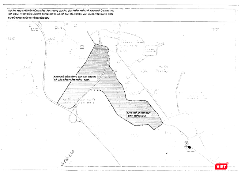 Vị trí các dự án Green Sea City đề xuất ở Lạng Sơn