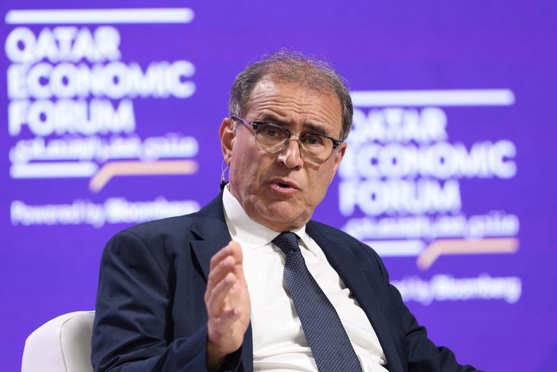 Nhà kinh tế học Nouriel Roubini (Ảnh: Bloomberg)