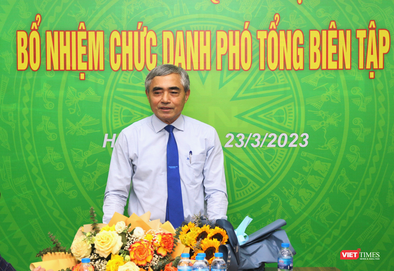 Chủ tịch VDCA Nguyễn Minh Hồng phát biểu tại buổi lễ