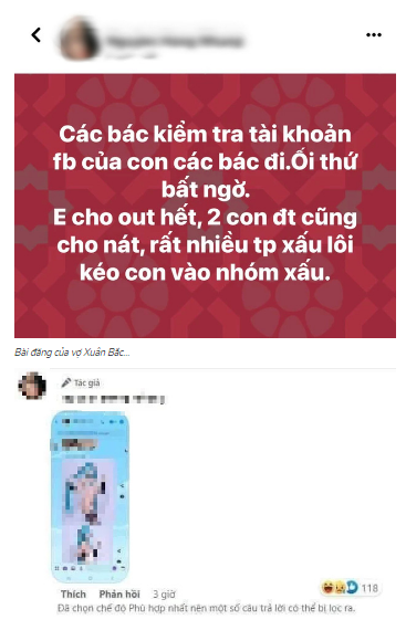 Vợ Xuân Bắc chia sẻ chuyện nhạy cảm của con