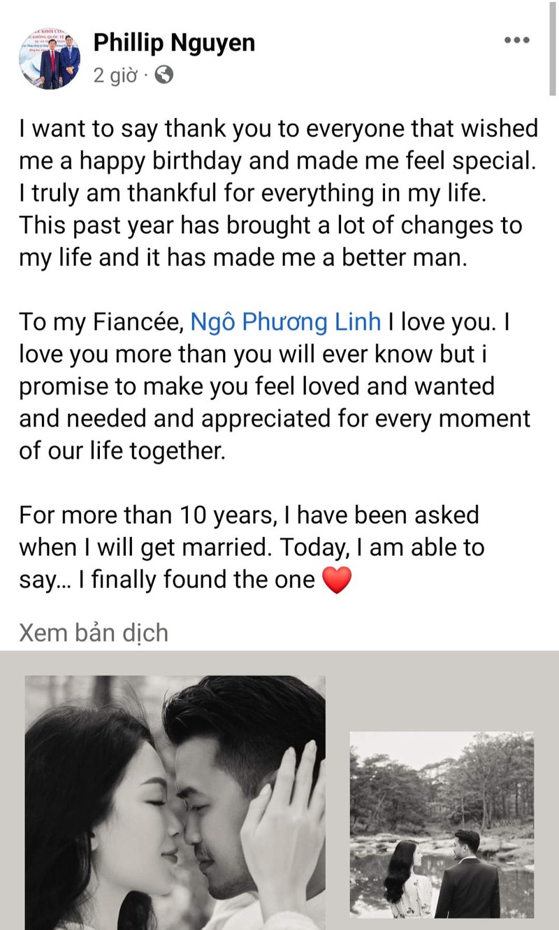 Nội dung chia sẻ của Phillip Nguyễn