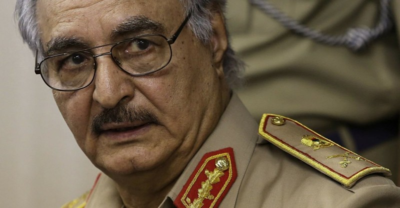 Nguyên soái Khalifa Haftar - người đứng đầu LNA đang kiểm soát phần lớn lãnh thổ Libya.