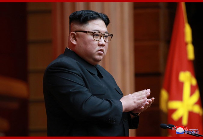 Ông Kim Jong Un phát biểu tại kỳ họp Hội nghị nhân dân tối cao