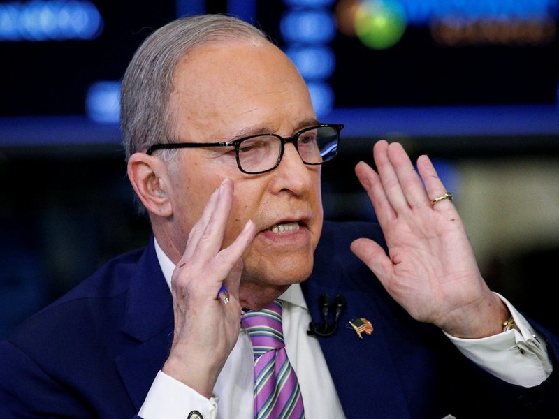 Ông Larry Kudlow: nhân dân Mỹ hoàn toàn ủng hộ thái độ cứng rắn của Tổng thống Donald Trump trong đàm phán mậu dịch với Trung Quốc.