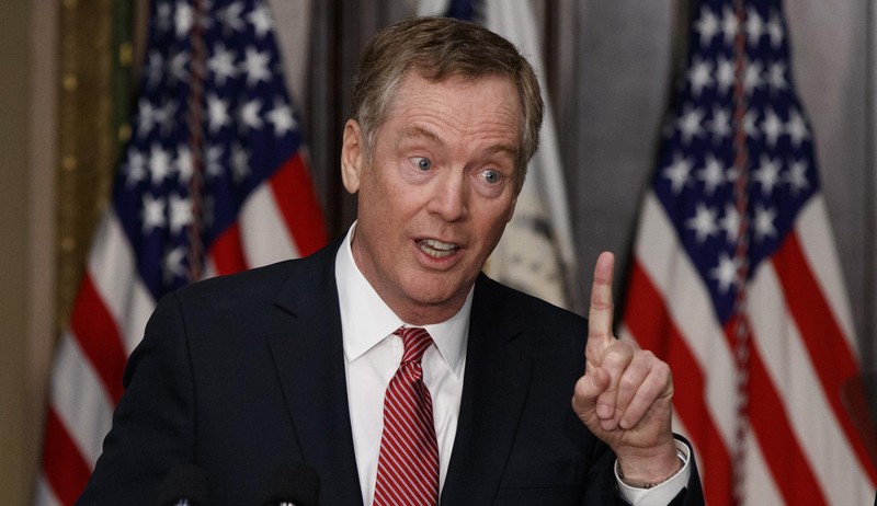 Ông Robert Lighthizer: Trung Quốc đã tráo trở lật lọng về văn bản hiệp nghị mậu dịch song phương