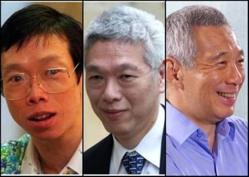 Ba anh em nhà họ Lý (phải qua: Lý Hiển Long, Lý Hiển Dương, Lý Vỹ Linh) Ba anh em nhà họ Lý (phải qua: Lý Hiển Long, Lý Hiển Dương, Lý Vỹ Linh)