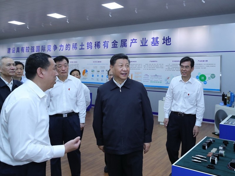 Chủ tịch Tập Cận Bình thăm nhà máy chế biến ở Giang Tây được xem là gửi thông điệp đe dọa tới Mỹ