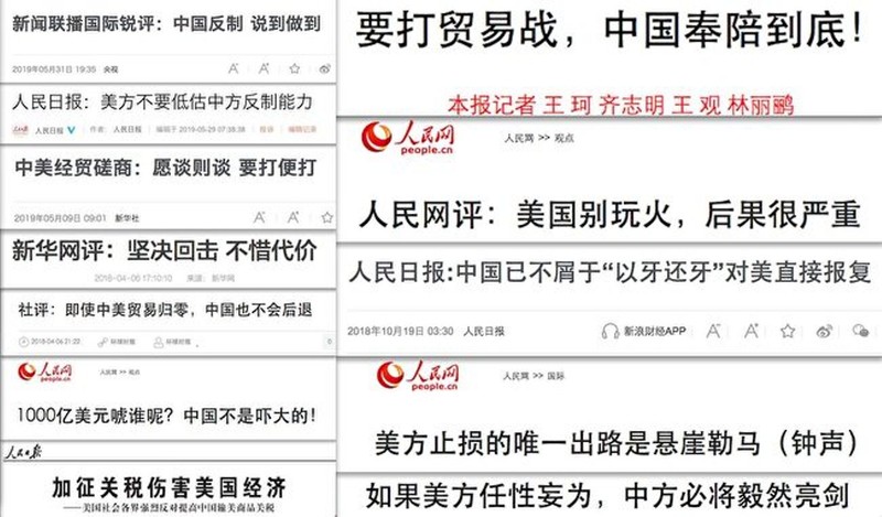 Nhân dân Nhật báo và Tân Hoa xã liên tục đăng các bài phê phán Mỹ