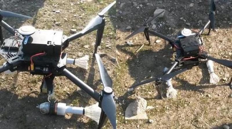 Máy bay không người lái cỡ nhỏ của DJI được các phần tử khủng bố cải tạo thành "máy bay ném bom" mang đạn phóng lựu cỡ 40mm gắn đuôi cầu lông