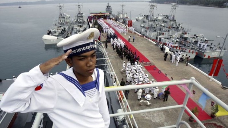 Cảng Ream là nơi đã diễn ra các cuộc diễn tập chung giữa hải quân Campuchia và Trung Quốc