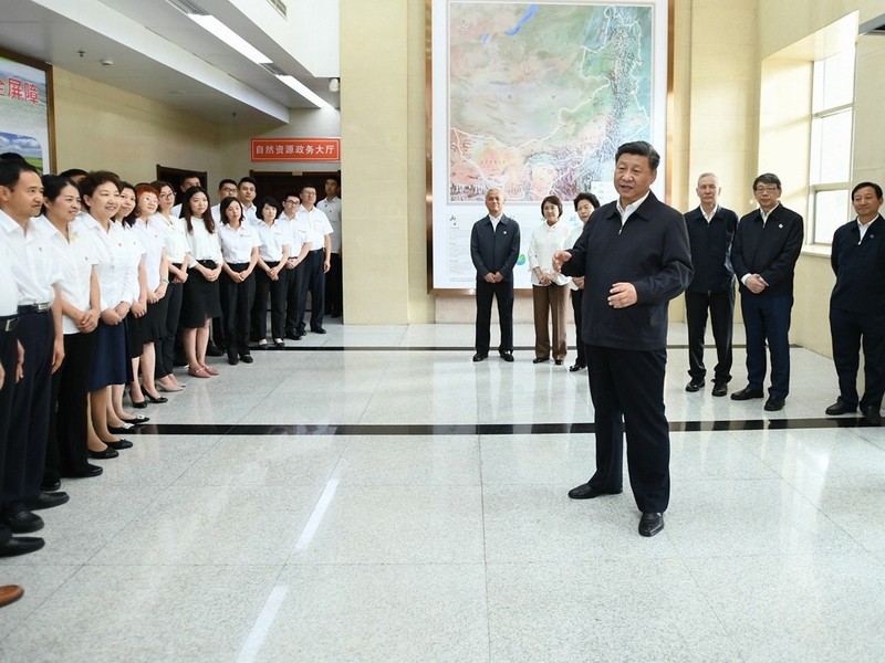Trước khi diễn ra hội nghị, hồi tháng 7,ông Tập Cận Bình đã đến thị sát Nội Mông, nhấn mạnh vấn đề xây dựng đảng Trước khi diễn ra hội nghị, hồi tháng 7,ông Tập Cận Bình đã đến thị sát Nội Mông, nhấn mạnh vấn đề xây dựng đảng