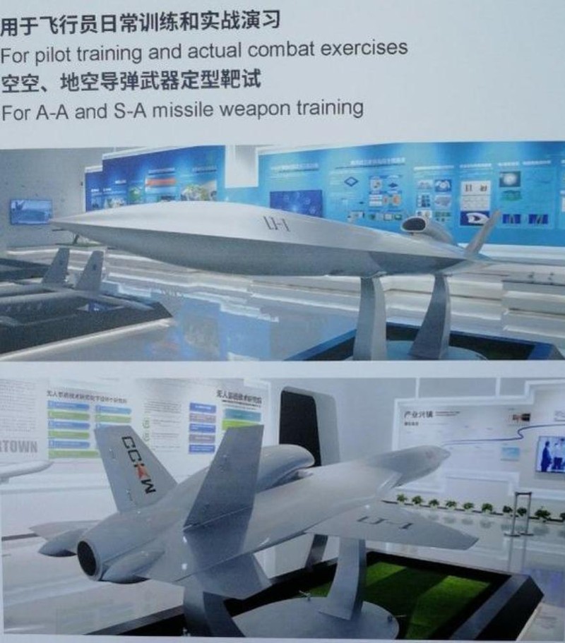 Quảng cáo về LJ-1 tại Triển lãm hàng không Moscow 2019. Ảnh: Kknews