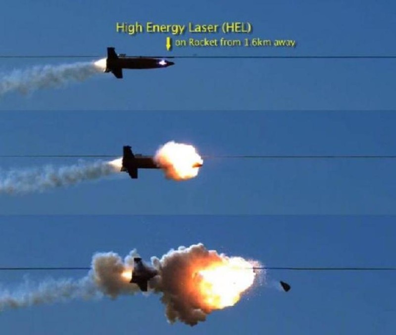 Năm 2012,Mỹ thử nghiệm dùng vũ khí laser đánh chặn phá hủy tên lửa ở khoảng cách 1,6km. Ảnh: Creaders Năm 2012,Mỹ thử nghiệm dùng vũ khí laser đánh chặn phá hủy tên lửa ở khoảng cách 1,6km. Ảnh: Creaders
