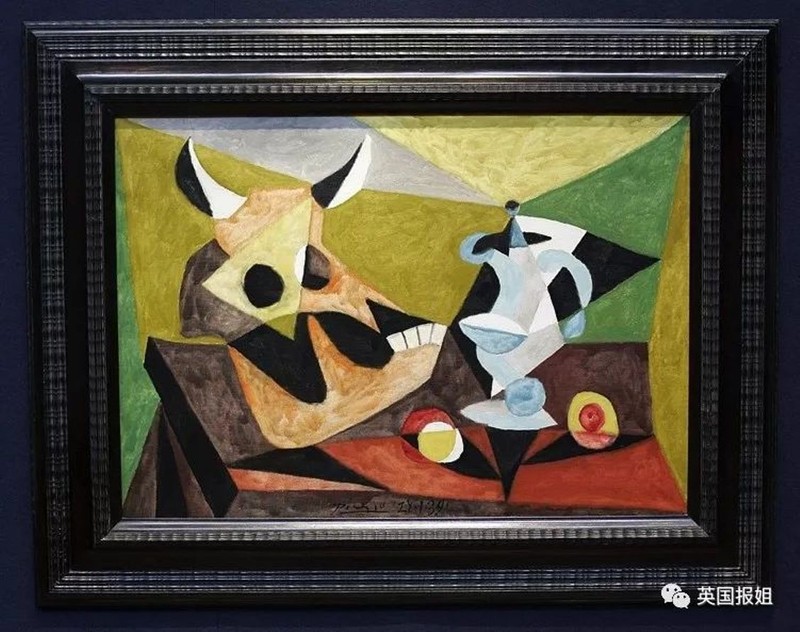 Tác phẩm "Nature morte au crane de taureau" của Picasso được Jho Low mua với giá 3,2 triệu USD. Tác phẩm "Nature morte au crane de taureau" của Picasso được Jho Low mua với giá 3,2 triệu USD.