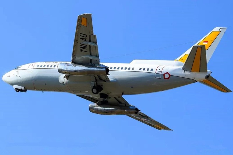 Máy bay trinh sát của Indonesia tại vùng biển phía Bắc Natuna nơi có tàu Trung Quốc vào hoạt động (Ảnh: Đa Chiều)