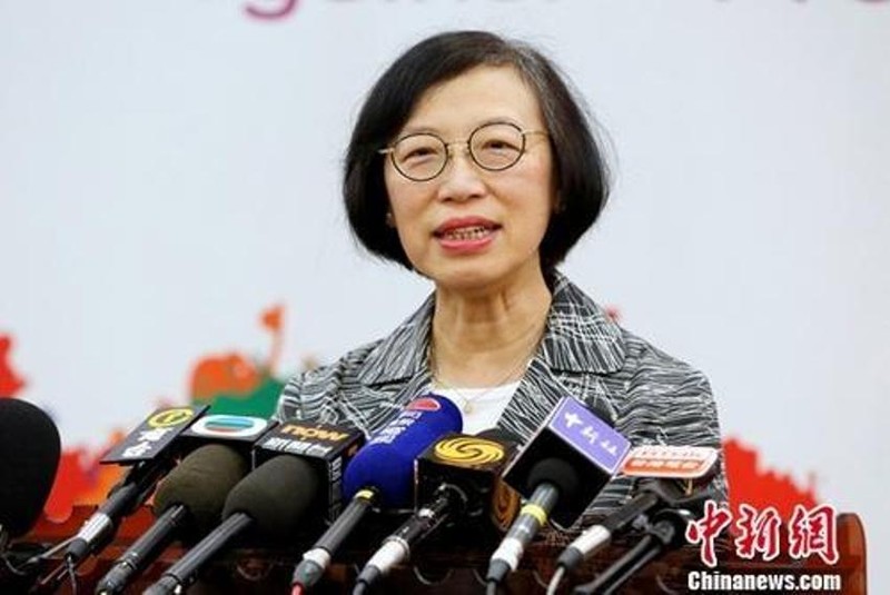 Bà Trần Triệu Thủy, Giám đốc Sở Y tế và Thực phẩm Hồng Kông (Ảnh: CNS).