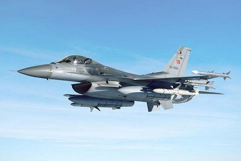 Chiến đấu cơ F-16 của Thổ Nhĩ Kỳ (Ảnh: Sohu).