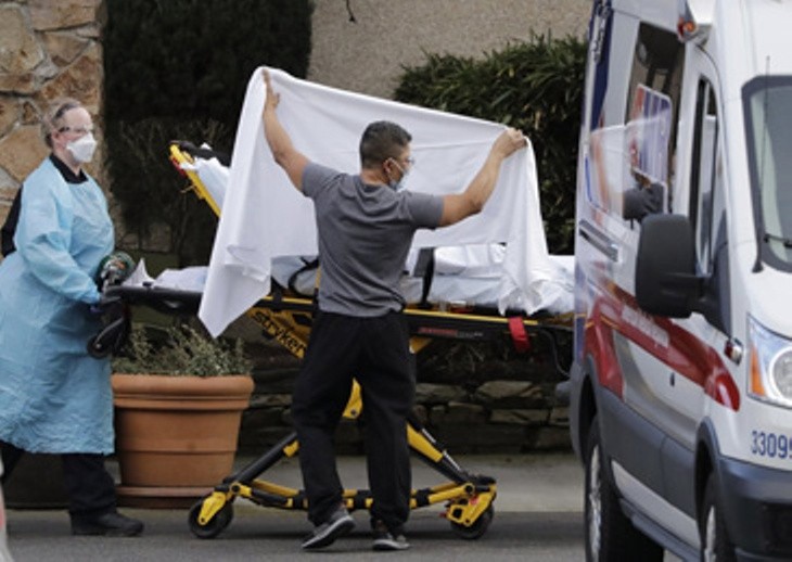 Ca tử vong thứ 2 ở Mỹ đã được xác nhận tối 1/3 (Ảnh: Guancha).