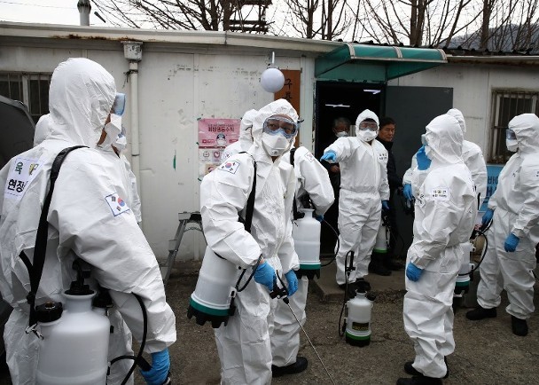 Tình hinhg dịch bệnh COVID-19 ở Hàn Quốc ngày càng diễn biến phức tạp (Ảnh: Yonhap).