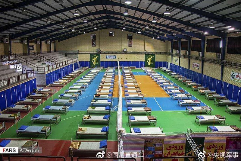 Bệnh viện dã chiến do quân đội Iran thiết lập. (Ảnh: FARS/CCTV) Bệnh viện dã chiến do quân đội Iran thiết lập. (Ảnh: FARS/CCTV)