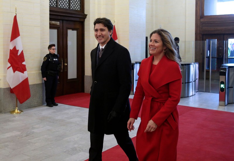 Bà Sophie, phu nhân Thủ tướng Canada Justin Trudeau đã nhiễm COVID-19 (Ảnh: Tân Hoa xã)