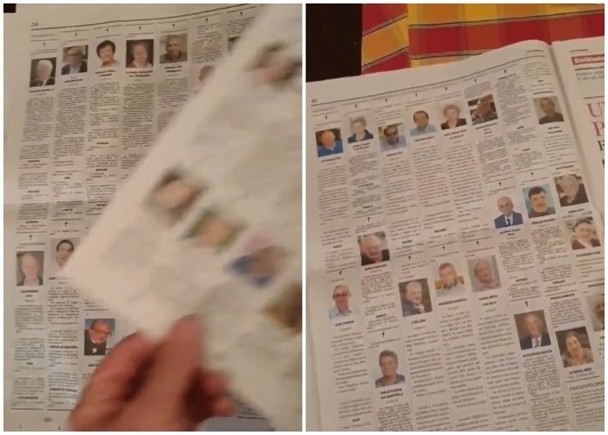 Số người chết vì COVID-19 tăng nhanh, báo địa phương ở Bagermo dành hơn chục trang đăng cáo phó (Ảnh: Đông Phương).