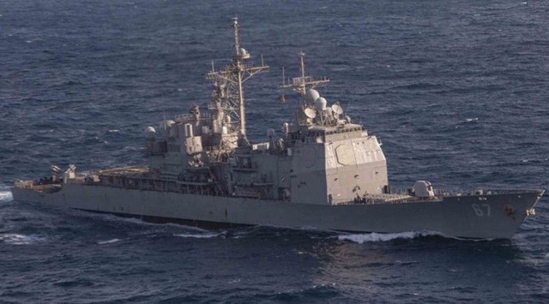 Ngày 16/1/2020, tàu tuần dương tên lửa USS Shiloh (CG-67) của Hoa Kỳ đã xuyên qua eo biển Đài Loan (Ảnh: DF). Ngày 16/1/2020, tàu tuần dương tên lửa USS Shiloh (CG-67) của Hoa Kỳ đã xuyên qua eo biển Đài Loan (Ảnh: DF).