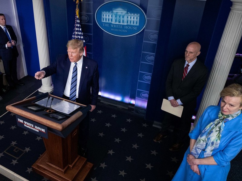 Tổng thống Donald Trump nhiều lần cáo buộc Trung Quốc che giấu dịch bệnh và phải chịu trách nhiệm về sự lây lan của dịch bệnh (Ảnh: AP). Tổng thống Donald Trump nhiều lần cáo buộc Trung Quốc che giấu dịch bệnh và phải chịu trách nhiệm về sự lây lan của dịch bệnh (Ảnh: AP).