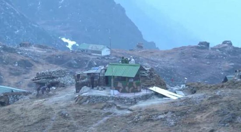 Điểm chốt tiền tiêu của quân đội Ấn Độ ở biên giới Trung - Ấn (Ảnh: Đa Chiều). Điểm chốt tiền tiêu của quân đội Ấn Độ ở biên giới Trung - Ấn (Ảnh: Đa Chiều).